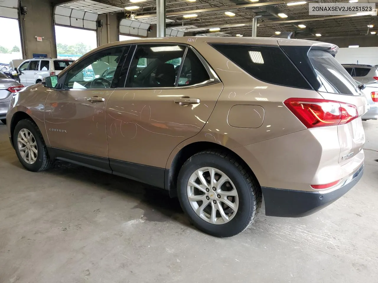 2018 Chevrolet Equinox Lt VIN: 2GNAXSEV2J6251523 Lot: 63116754