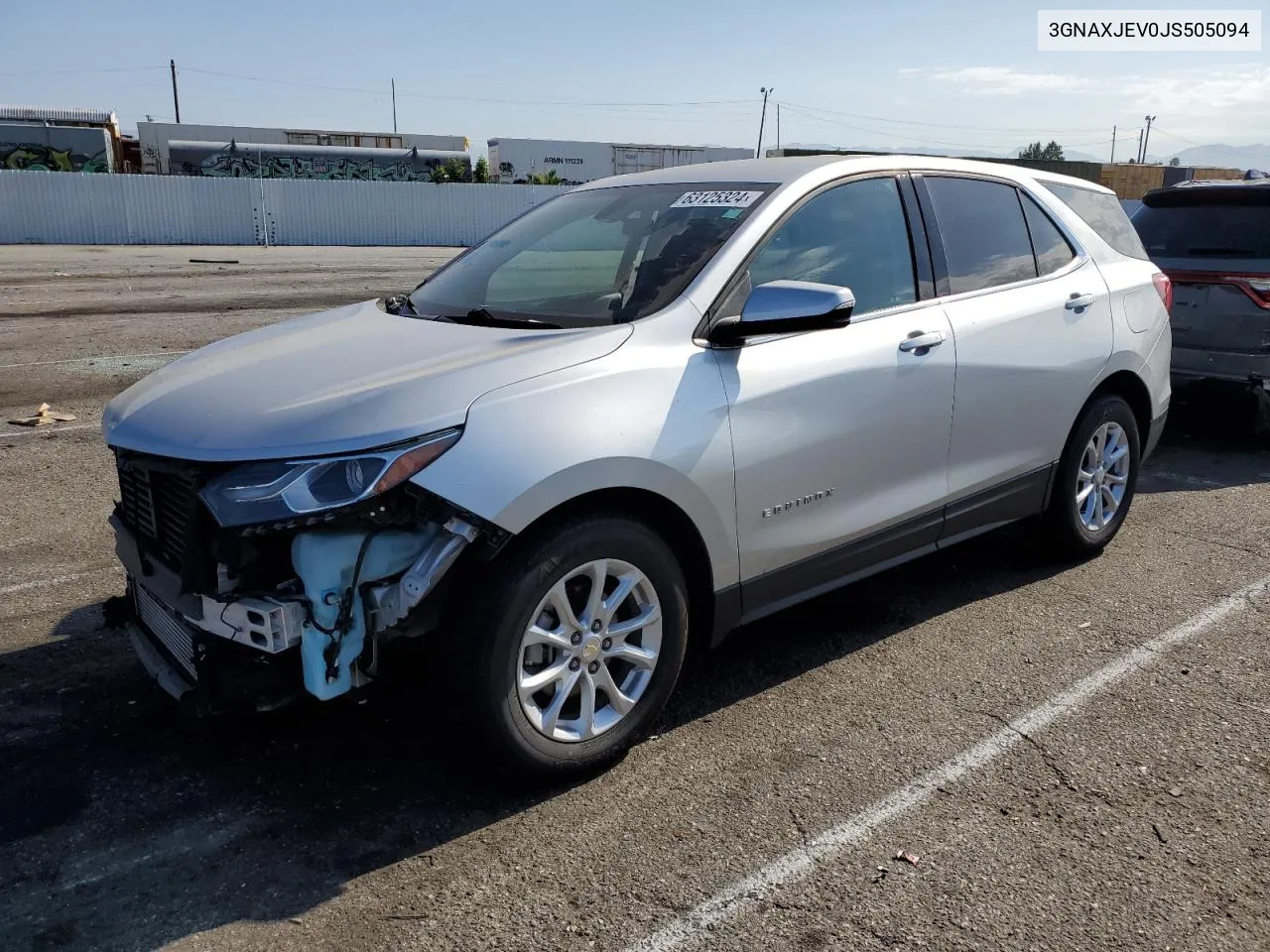 2018 Chevrolet Equinox Lt VIN: 3GNAXJEV0JS505094 Lot: 63125324