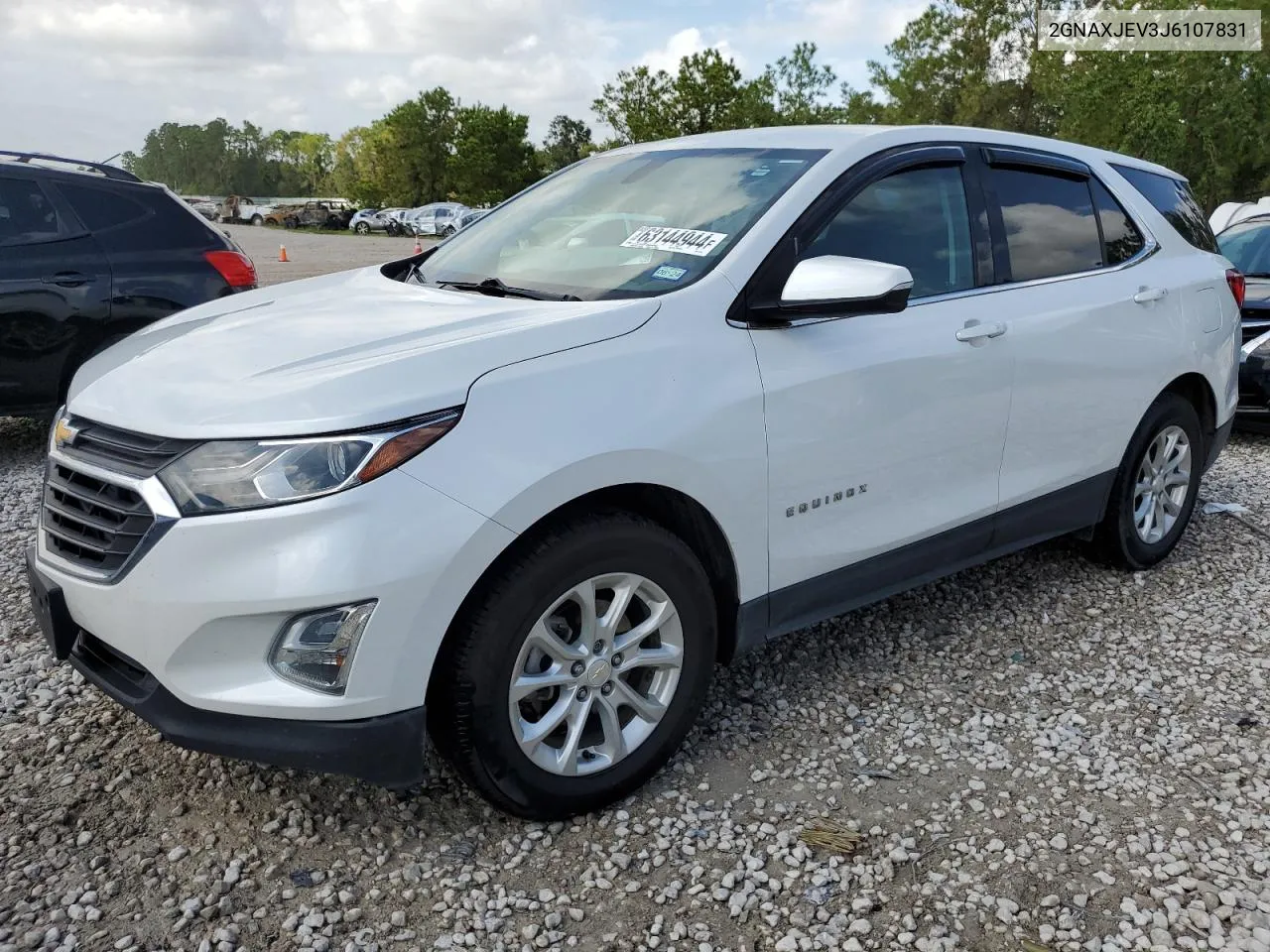 2018 Chevrolet Equinox Lt VIN: 2GNAXJEV3J6107831 Lot: 63144944