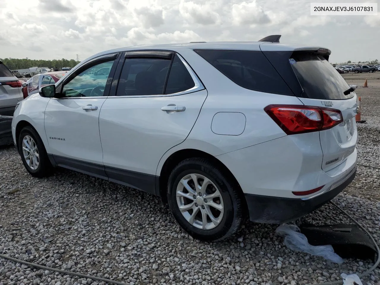 2018 Chevrolet Equinox Lt VIN: 2GNAXJEV3J6107831 Lot: 63144944