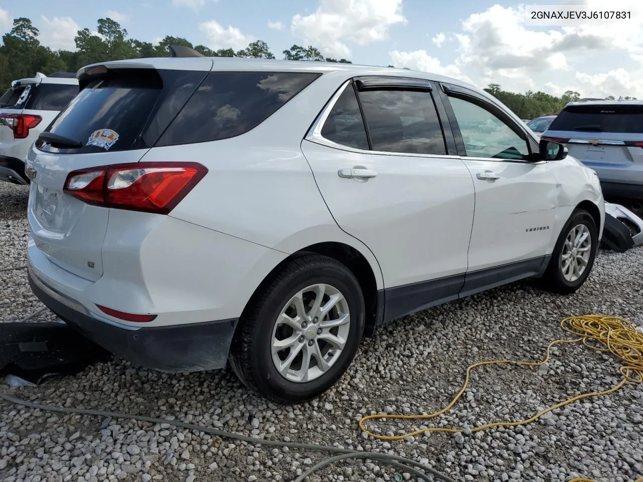 2018 Chevrolet Equinox Lt VIN: 2GNAXJEV3J6107831 Lot: 63144944