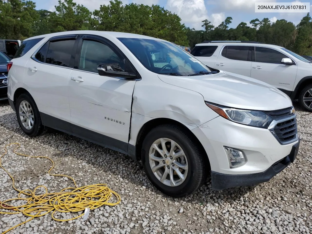 2018 Chevrolet Equinox Lt VIN: 2GNAXJEV3J6107831 Lot: 63144944