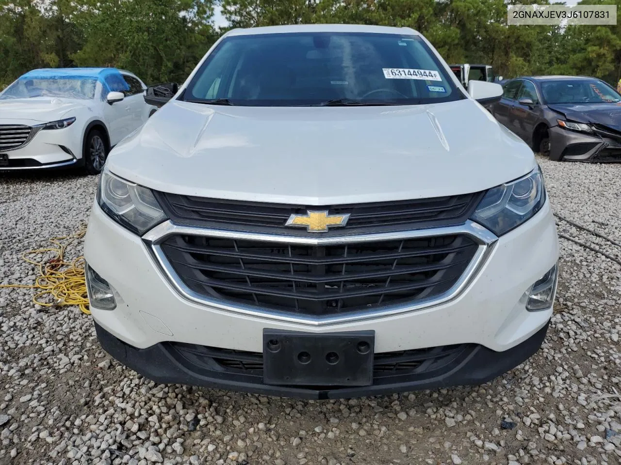 2018 Chevrolet Equinox Lt VIN: 2GNAXJEV3J6107831 Lot: 63144944