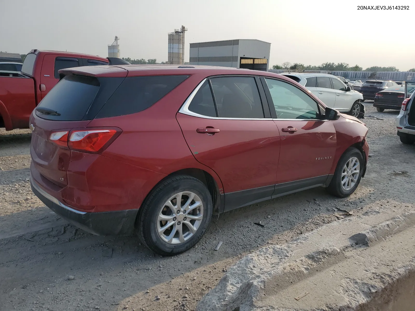 2018 Chevrolet Equinox Lt VIN: 2GNAXJEV3J6143292 Lot: 63492134