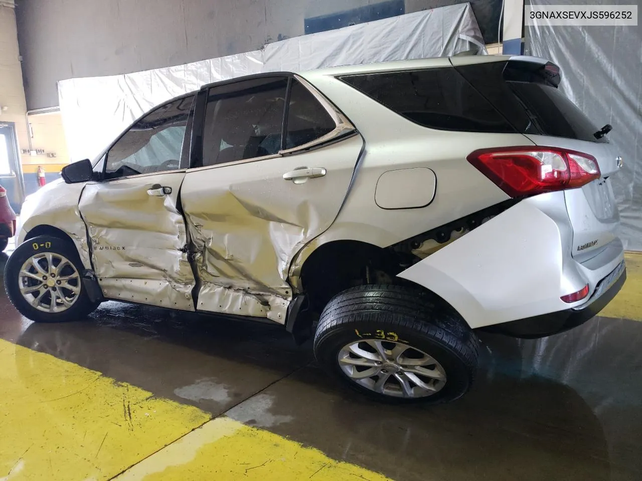 2018 Chevrolet Equinox Lt VIN: 3GNAXSEVXJS596252 Lot: 63530144