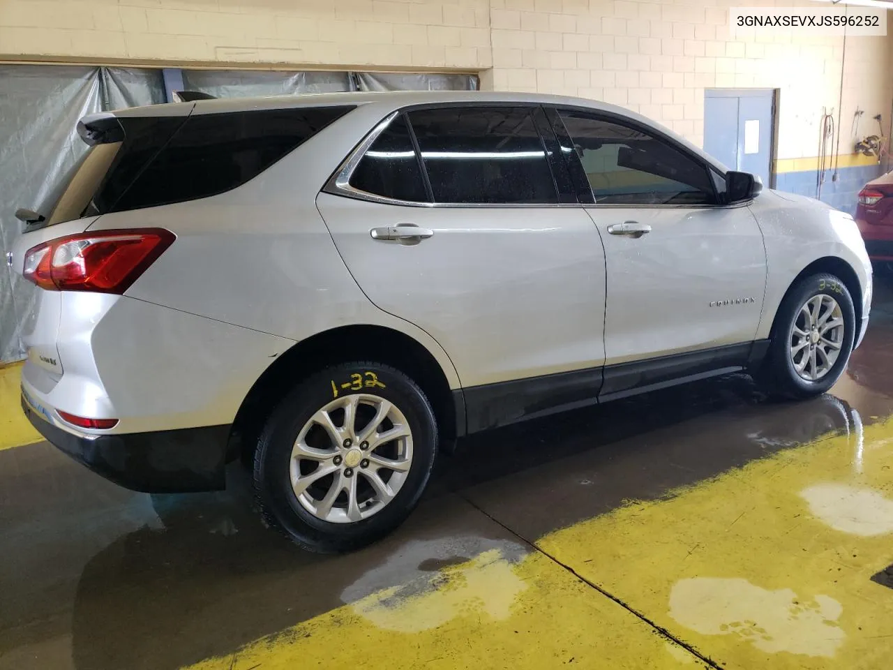 2018 Chevrolet Equinox Lt VIN: 3GNAXSEVXJS596252 Lot: 63530144