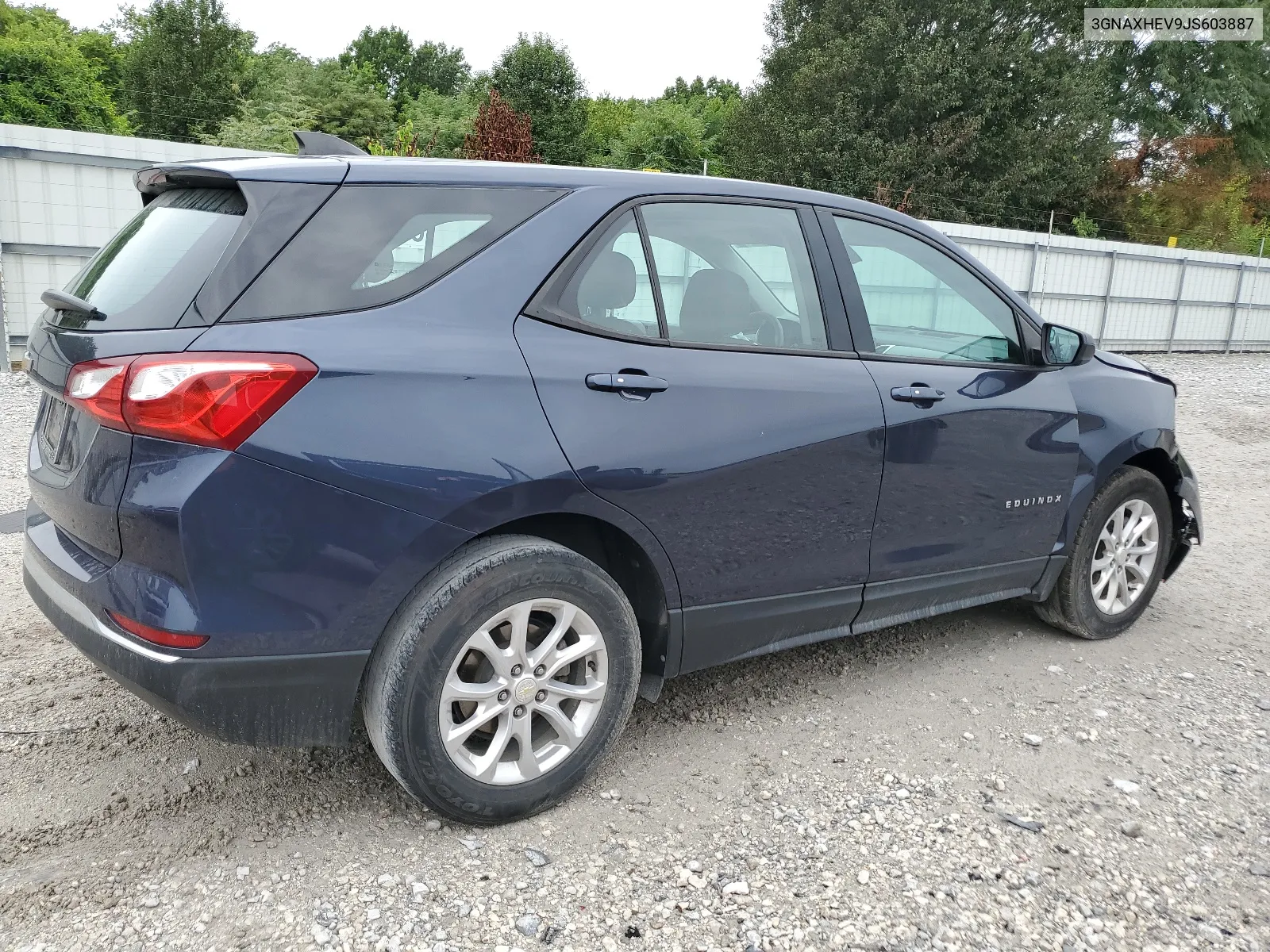 2018 Chevrolet Equinox Ls VIN: 3GNAXHEV9JS603887 Lot: 63637534