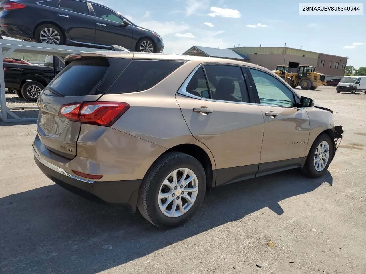 2018 Chevrolet Equinox Lt VIN: 2GNAXJEV8J6340944 Lot: 64017894