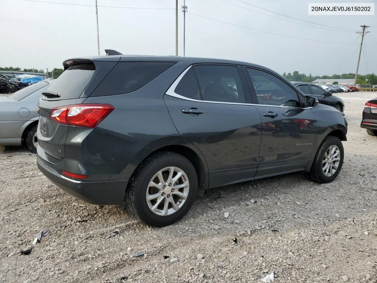 2018 Chevrolet Equinox Lt VIN: 2GNAXJEV0J6150202 Lot: 64375704