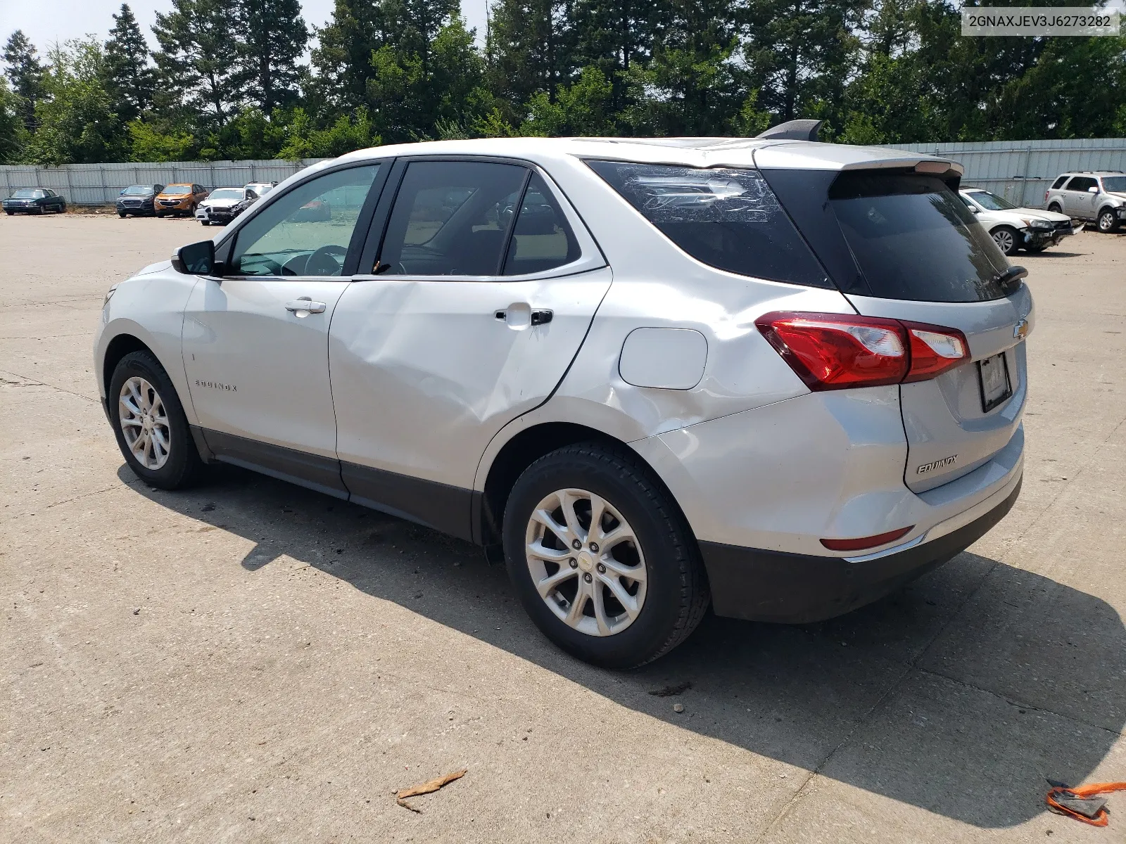 2018 Chevrolet Equinox Lt VIN: 2GNAXJEV3J6273282 Lot: 64935464