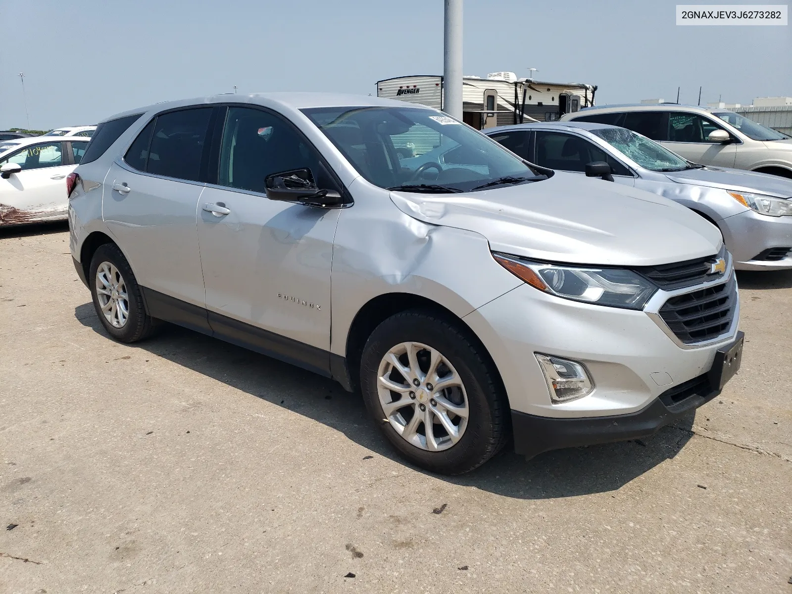 2018 Chevrolet Equinox Lt VIN: 2GNAXJEV3J6273282 Lot: 64935464