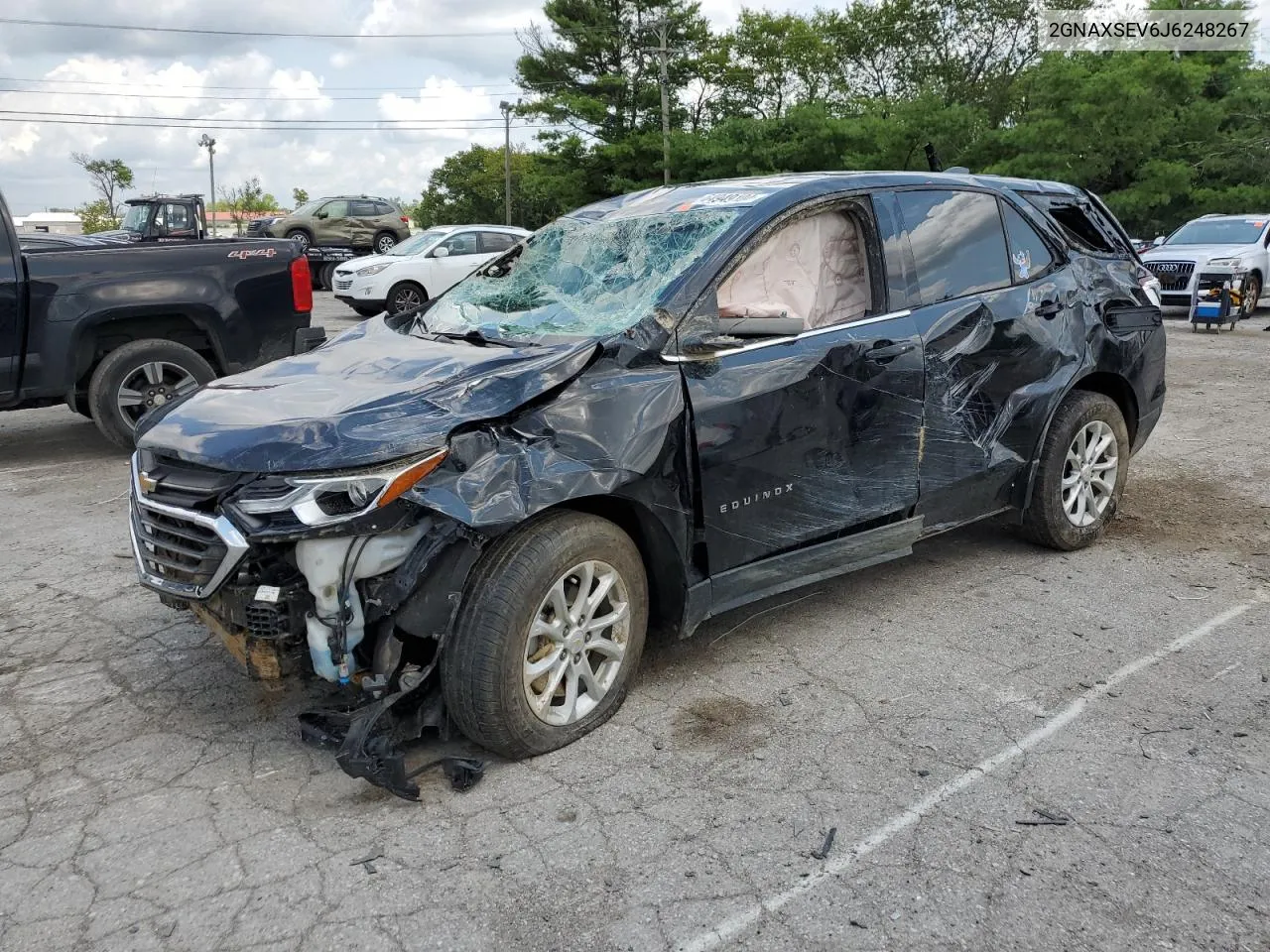 2GNAXSEV6J6248267 2018 Chevrolet Equinox Lt