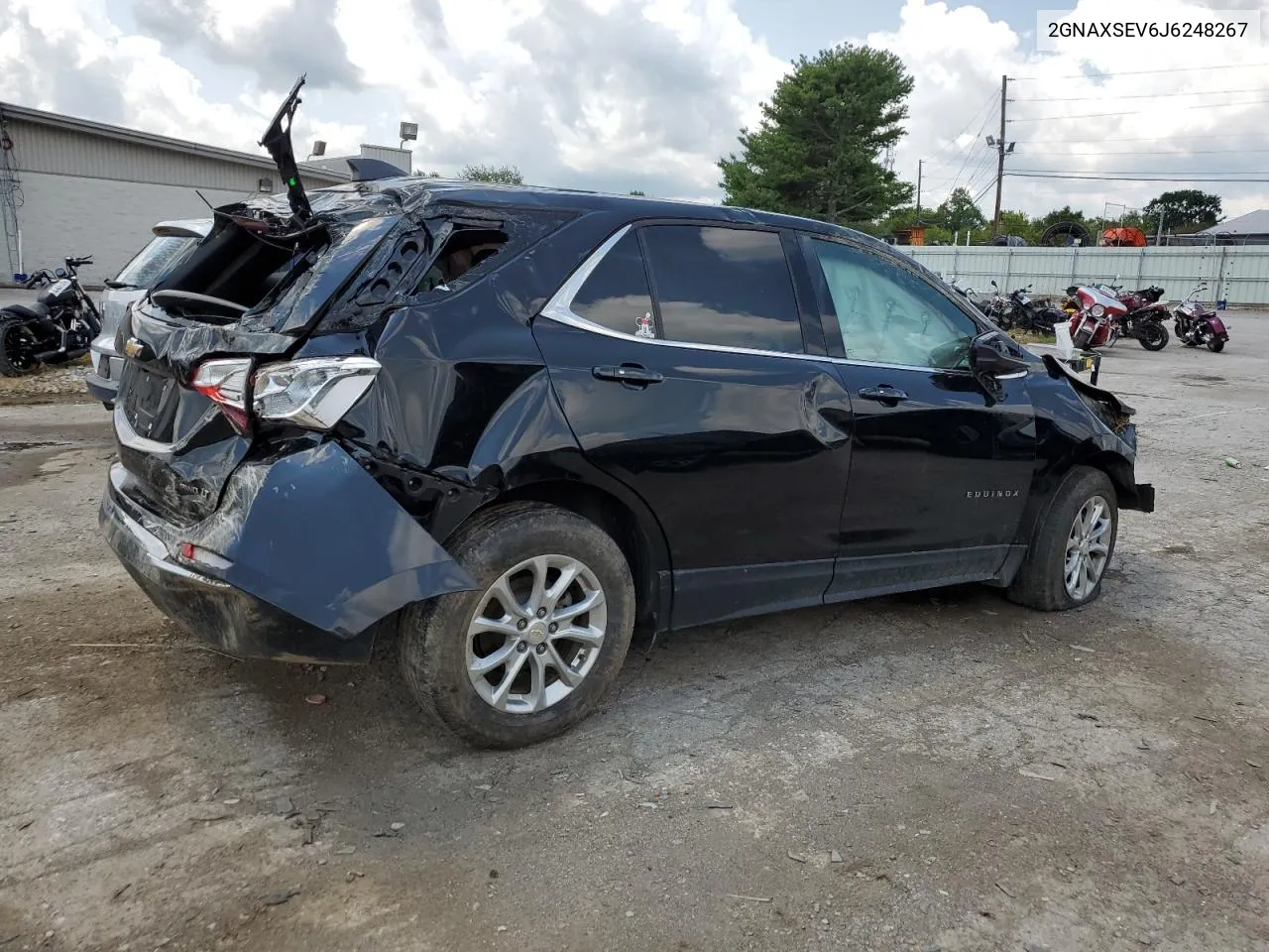 2018 Chevrolet Equinox Lt VIN: 2GNAXSEV6J6248267 Lot: 64949104