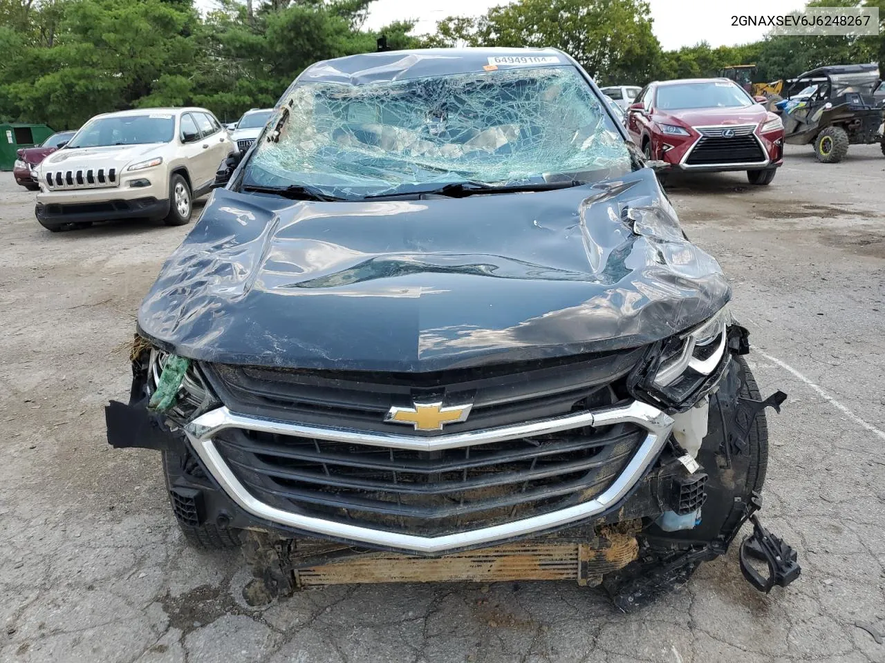 2GNAXSEV6J6248267 2018 Chevrolet Equinox Lt