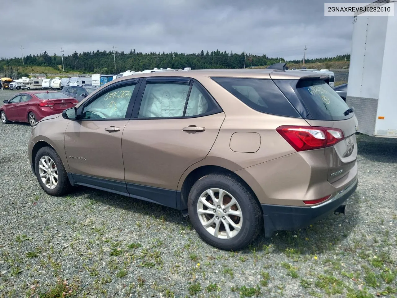 2018 Chevrolet Equinox Ls VIN: 2GNAXREV8J6282610 Lot: 64956874