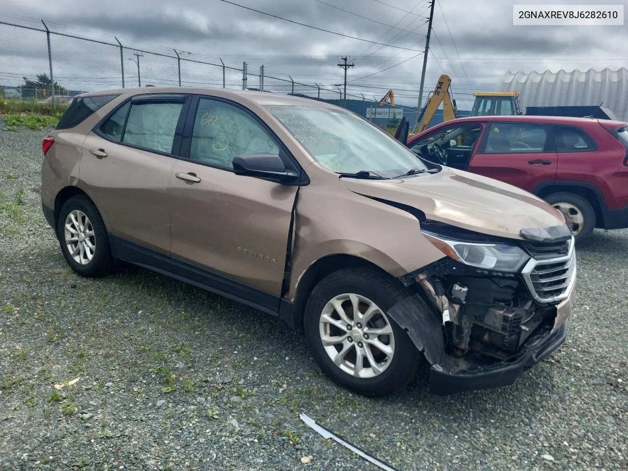 2018 Chevrolet Equinox Ls VIN: 2GNAXREV8J6282610 Lot: 64956874