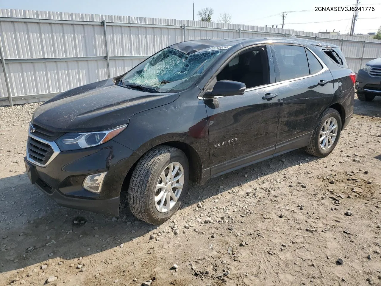 2018 Chevrolet Equinox Lt VIN: 2GNAXSEV3J6241776 Lot: 65148034