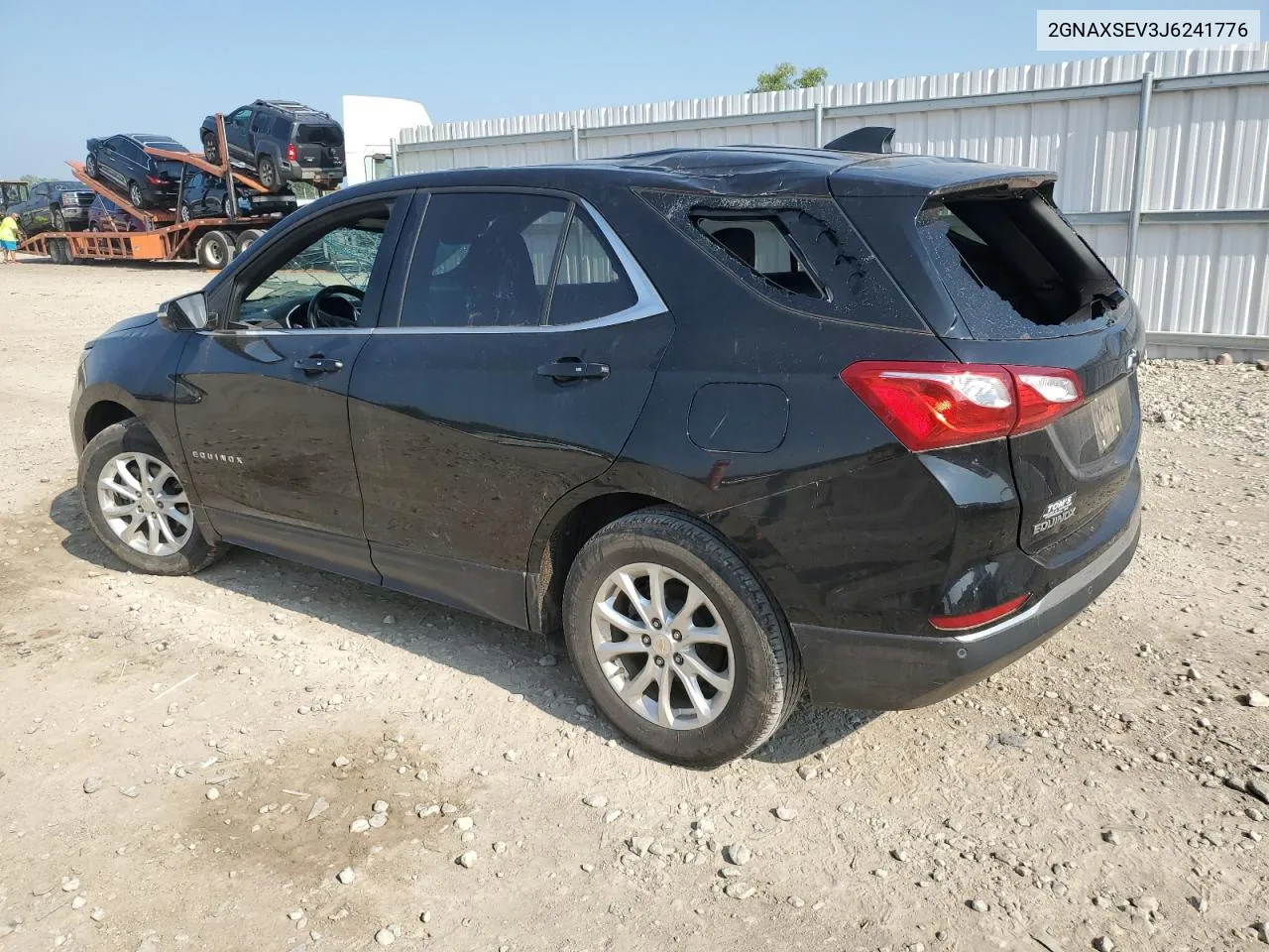 2018 Chevrolet Equinox Lt VIN: 2GNAXSEV3J6241776 Lot: 65148034