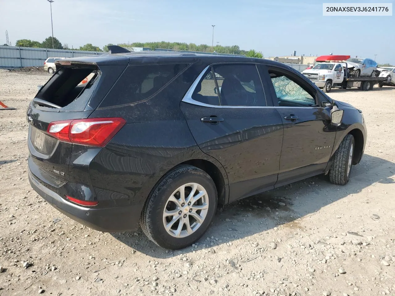 2018 Chevrolet Equinox Lt VIN: 2GNAXSEV3J6241776 Lot: 65148034