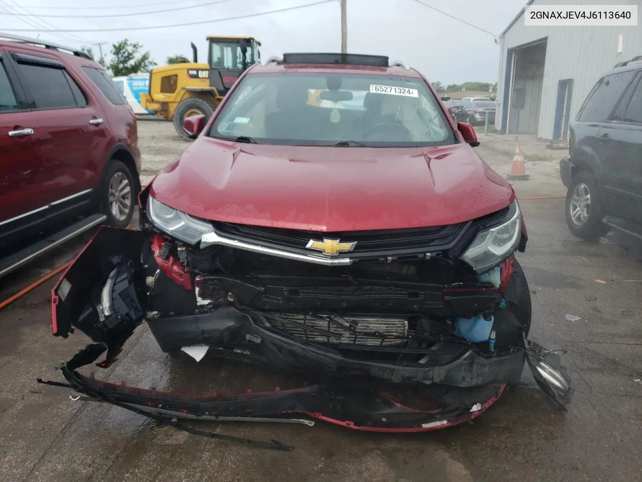 2018 Chevrolet Equinox Lt VIN: 2GNAXJEV4J6113640 Lot: 65271324