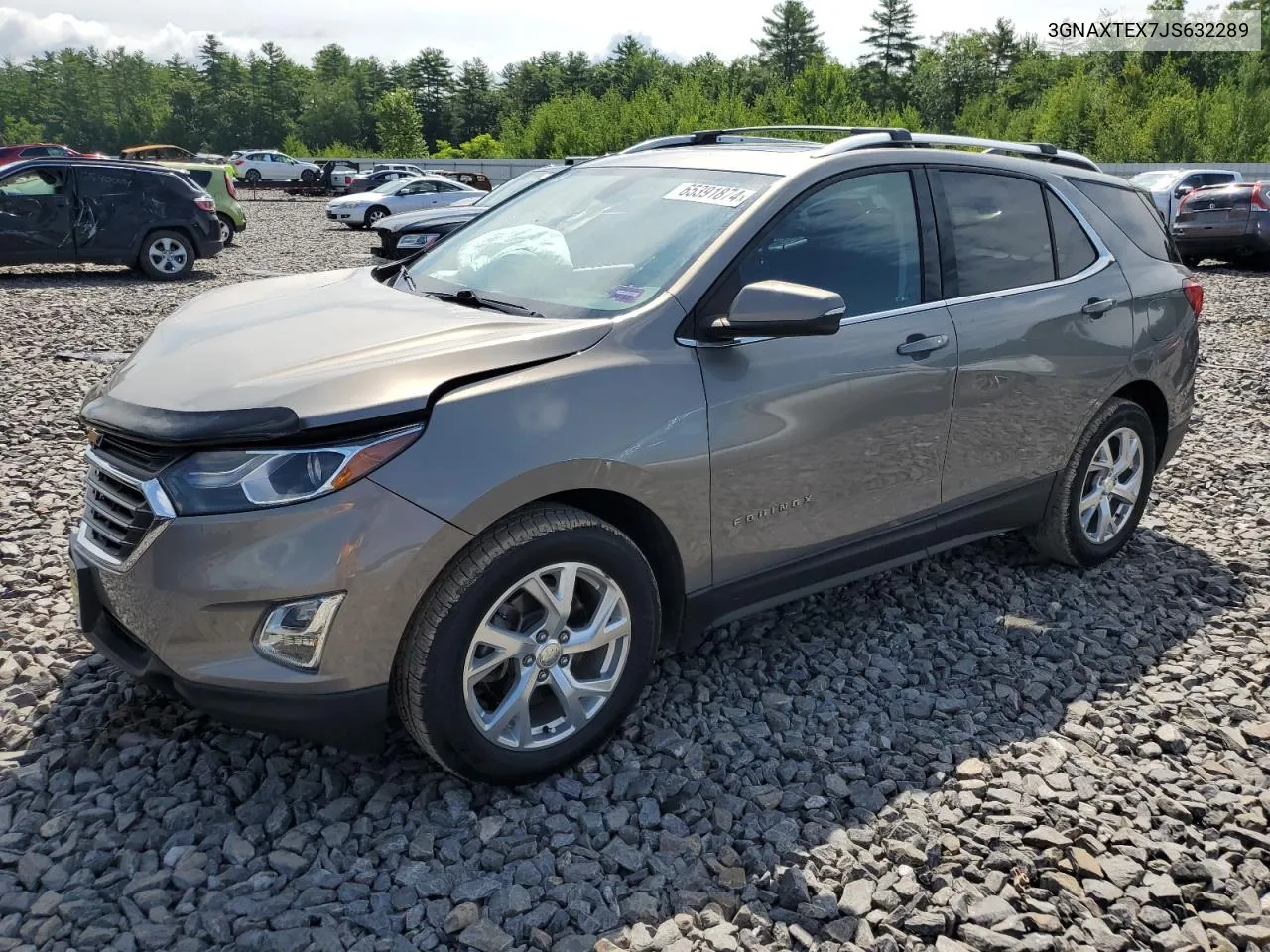 2018 Chevrolet Equinox Lt VIN: 3GNAXTEX7JS632289 Lot: 65391874