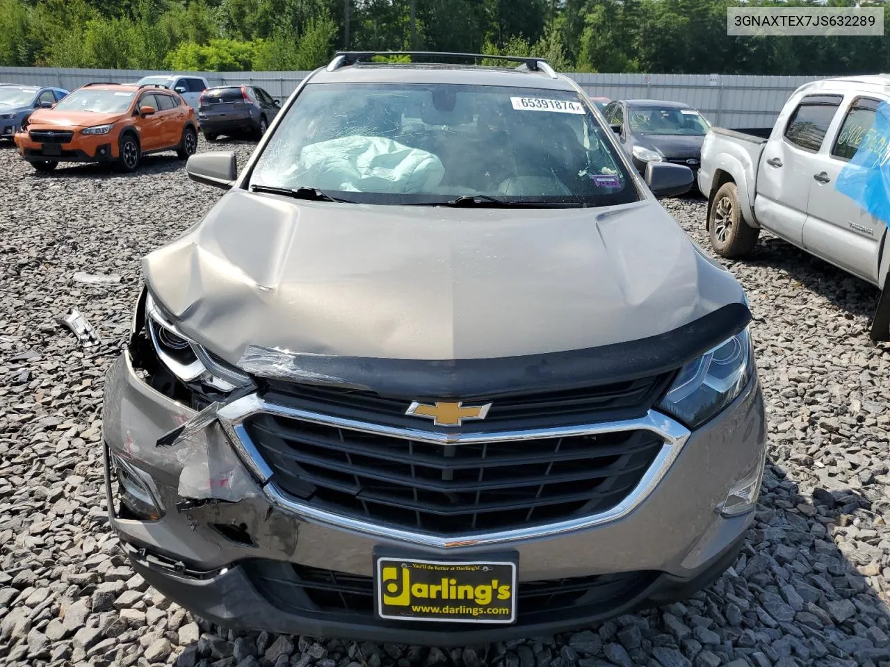 2018 Chevrolet Equinox Lt VIN: 3GNAXTEX7JS632289 Lot: 65391874