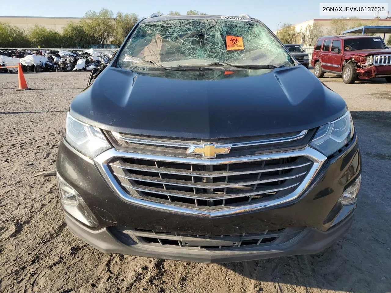 2018 Chevrolet Equinox Lt VIN: 2GNAXJEVXJ6137635 Lot: 65467244