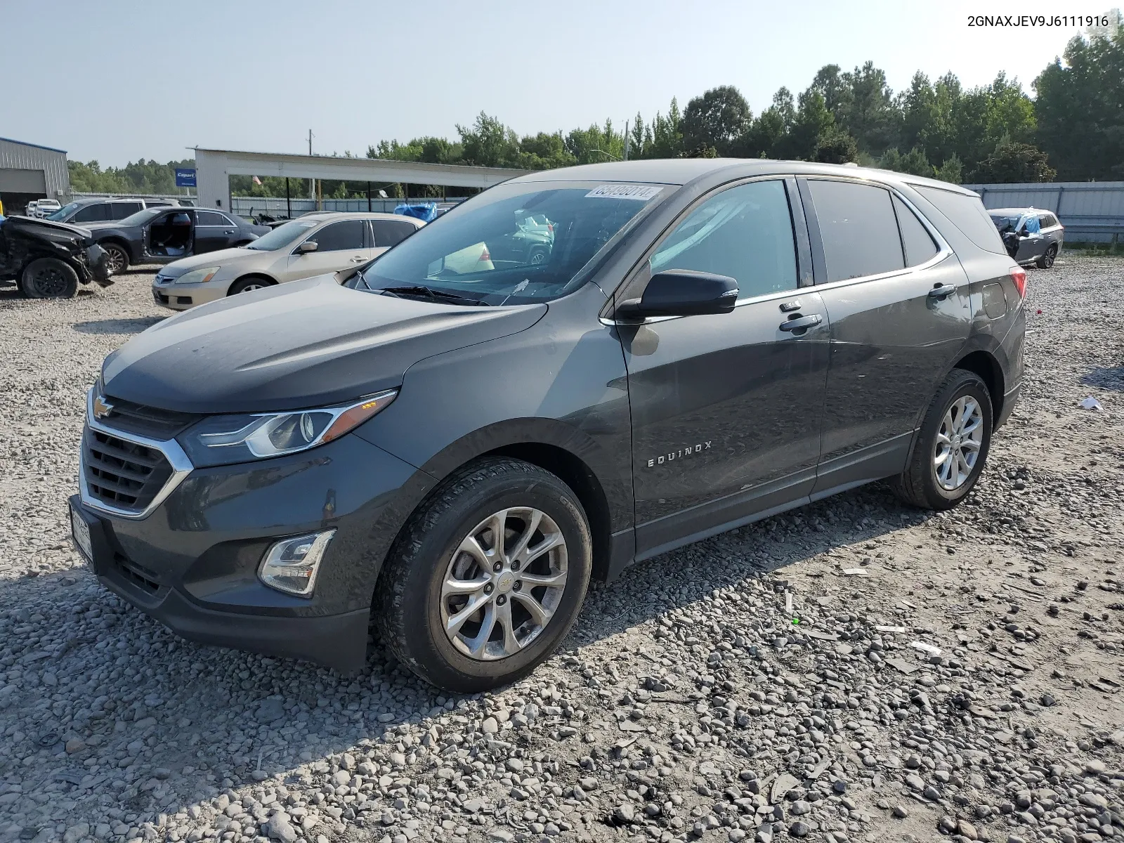 2018 Chevrolet Equinox Lt VIN: 2GNAXJEV9J6111916 Lot: 65496014