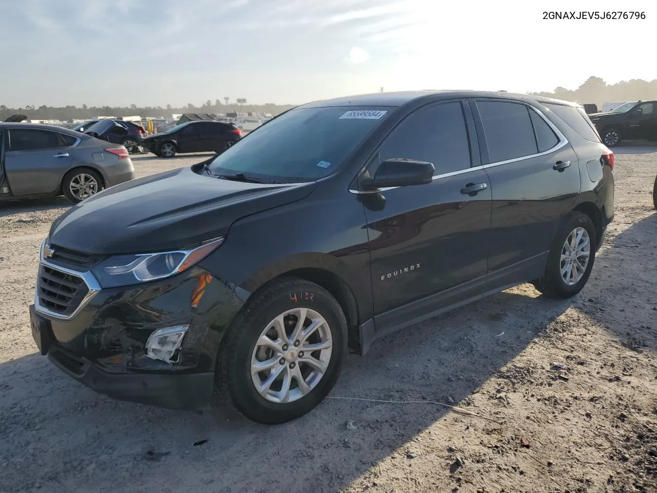 2018 Chevrolet Equinox Lt VIN: 2GNAXJEV5J6276796 Lot: 65599584