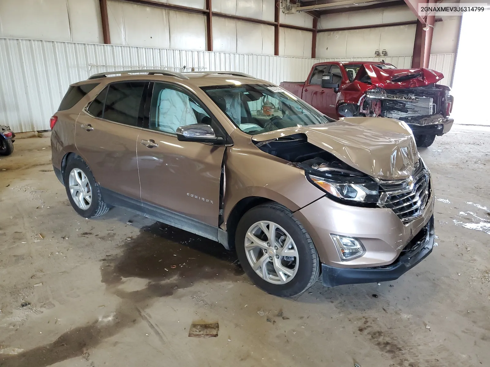 2GNAXMEV3J6314799 2018 Chevrolet Equinox Premier