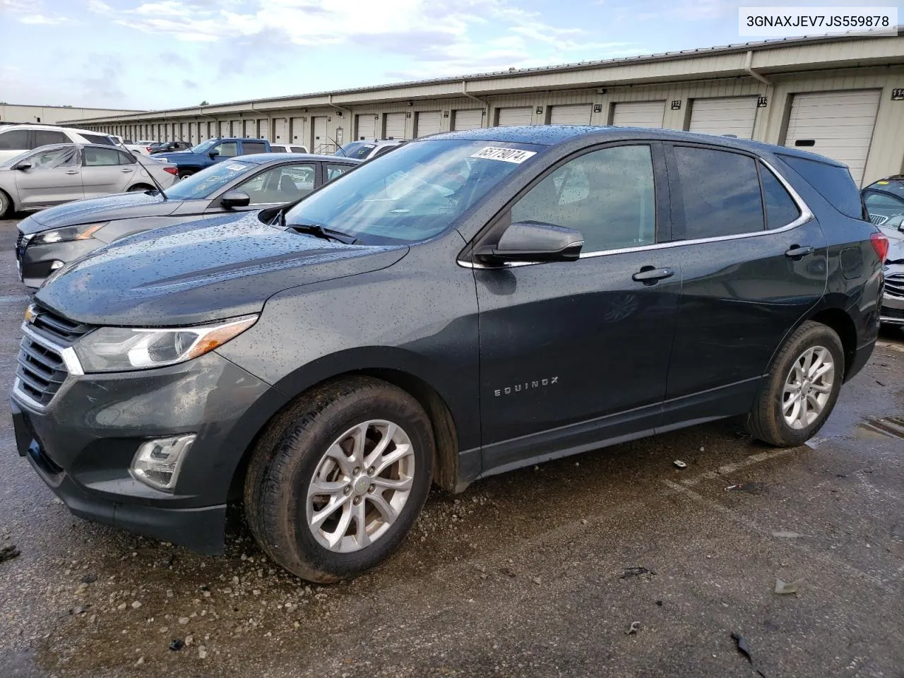 2018 Chevrolet Equinox Lt VIN: 3GNAXJEV7JS559878 Lot: 65779074