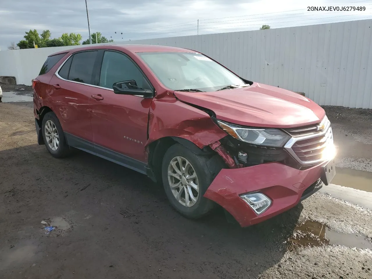 2018 Chevrolet Equinox Lt VIN: 2GNAXJEV0J6279489 Lot: 65956384