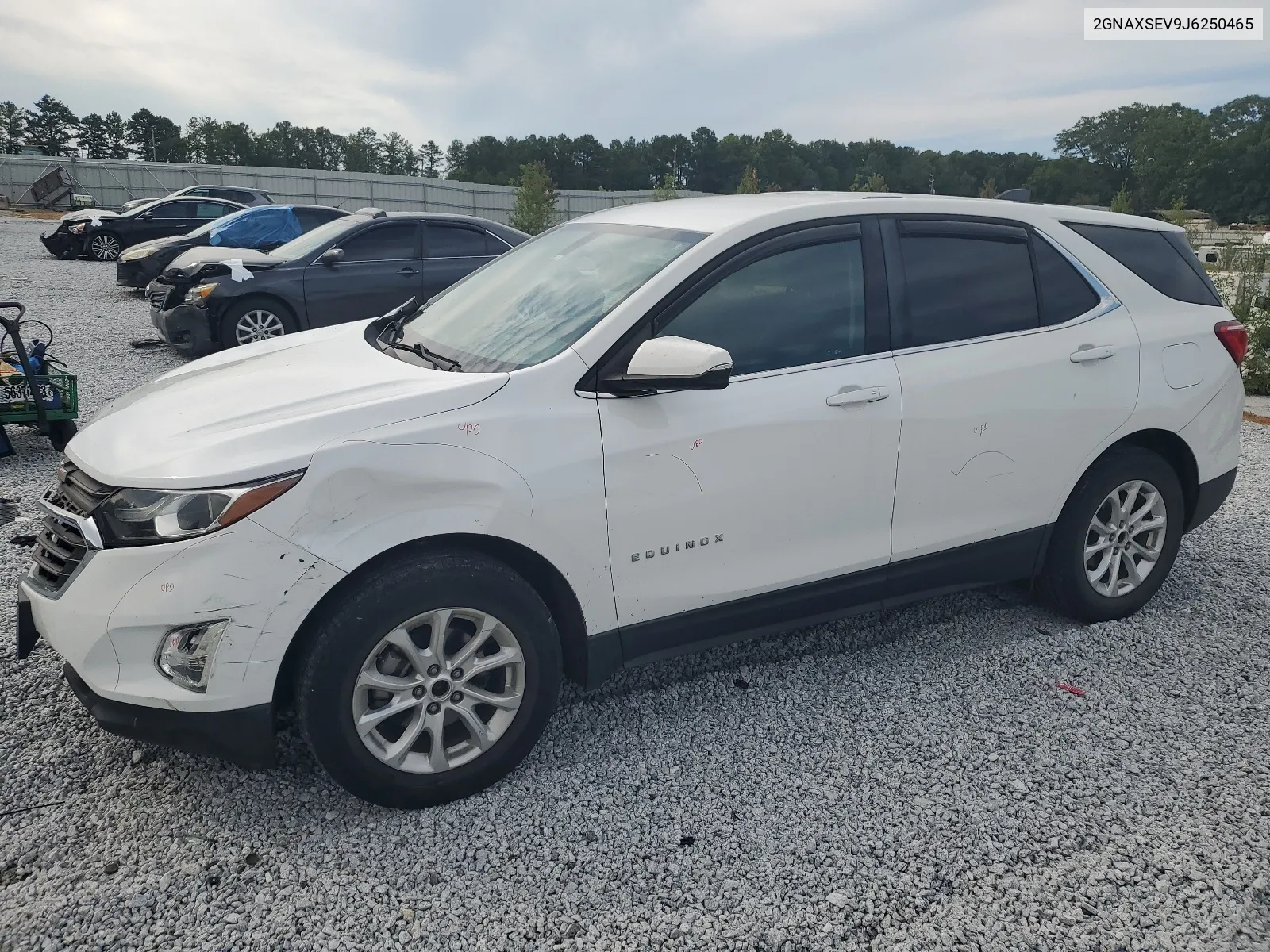 2018 Chevrolet Equinox Lt VIN: 2GNAXSEV9J6250465 Lot: 65973534