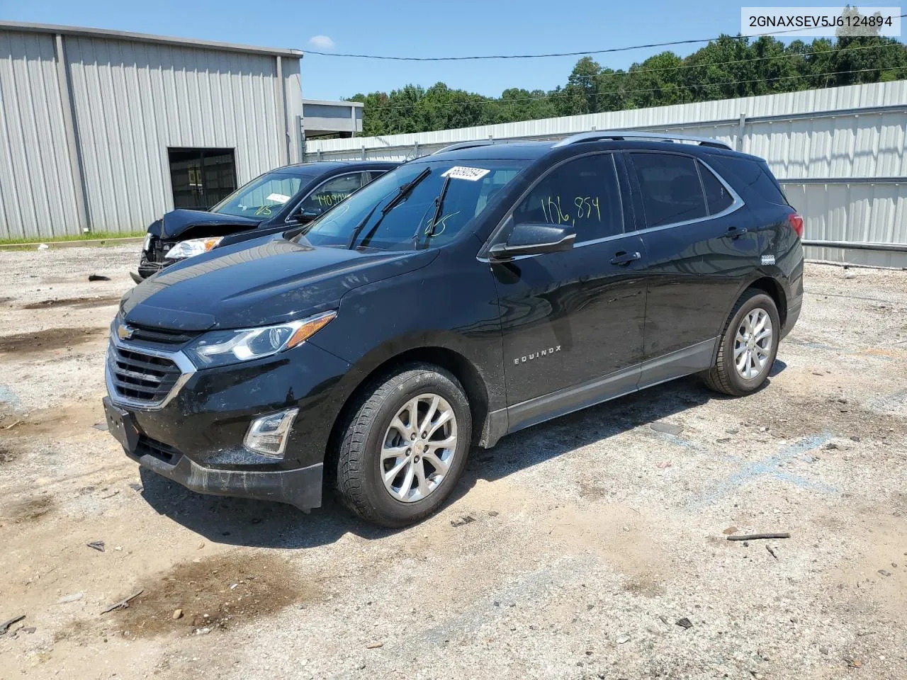 2018 Chevrolet Equinox Lt VIN: 2GNAXSEV5J6124894 Lot: 66090594