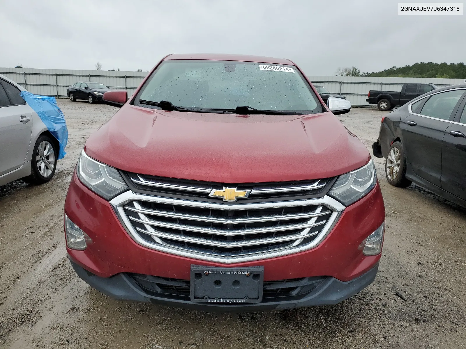 2018 Chevrolet Equinox Lt VIN: 2GNAXJEV7J6347318 Lot: 66246214