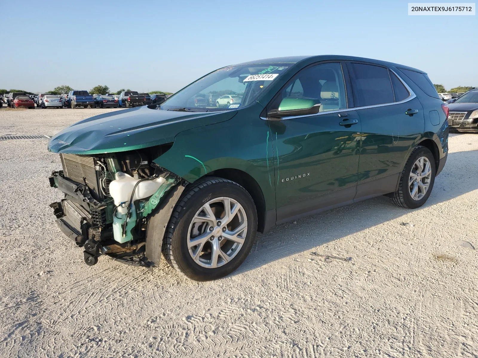 2018 Chevrolet Equinox Lt VIN: 2GNAXTEX9J6175712 Lot: 66251414