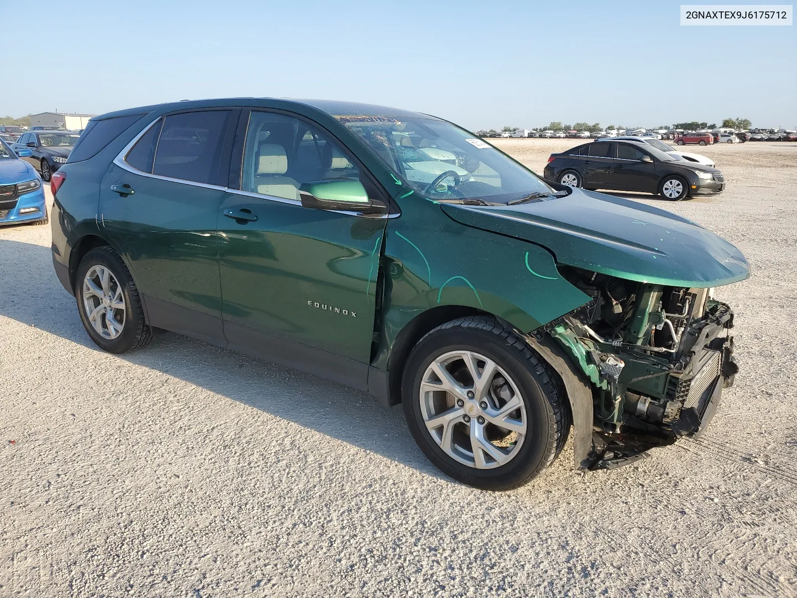 2018 Chevrolet Equinox Lt VIN: 2GNAXTEX9J6175712 Lot: 66251414