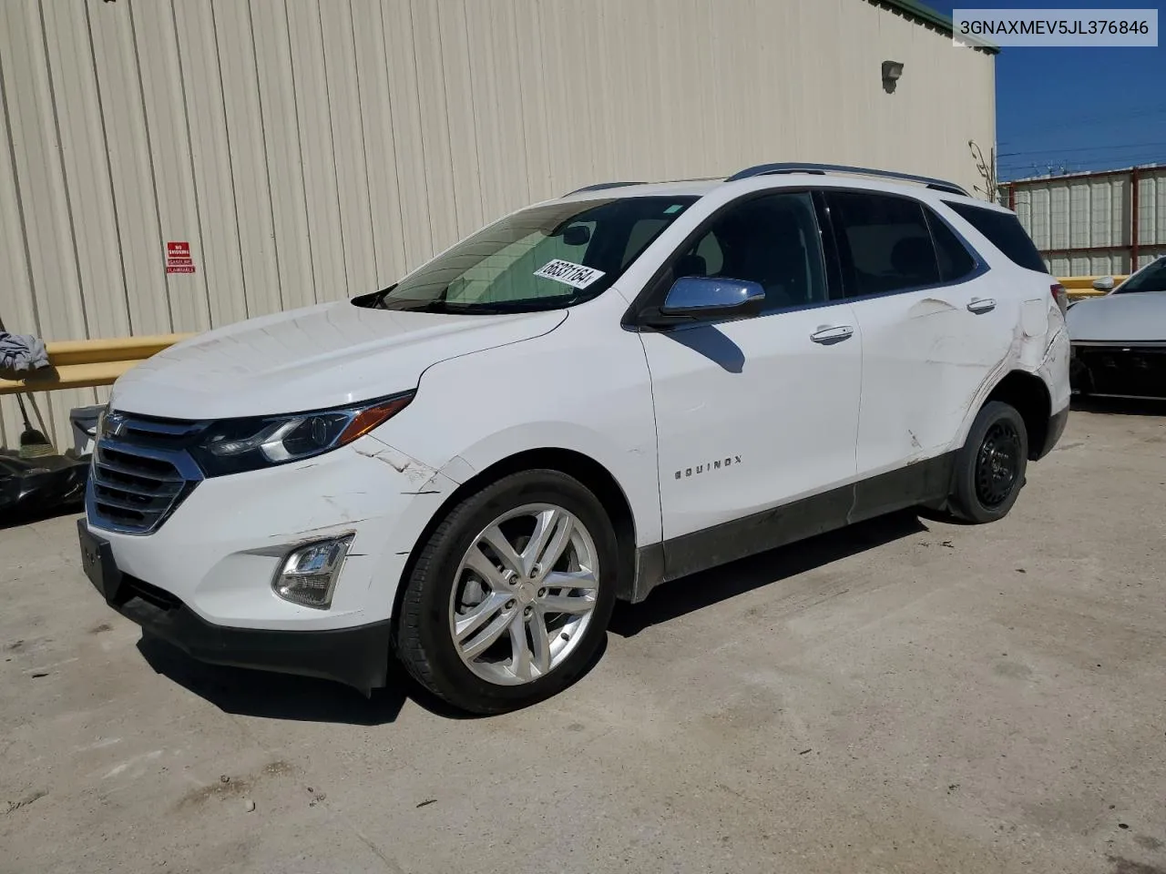 2018 Chevrolet Equinox Premier VIN: 3GNAXMEV5JL376846 Lot: 66331164