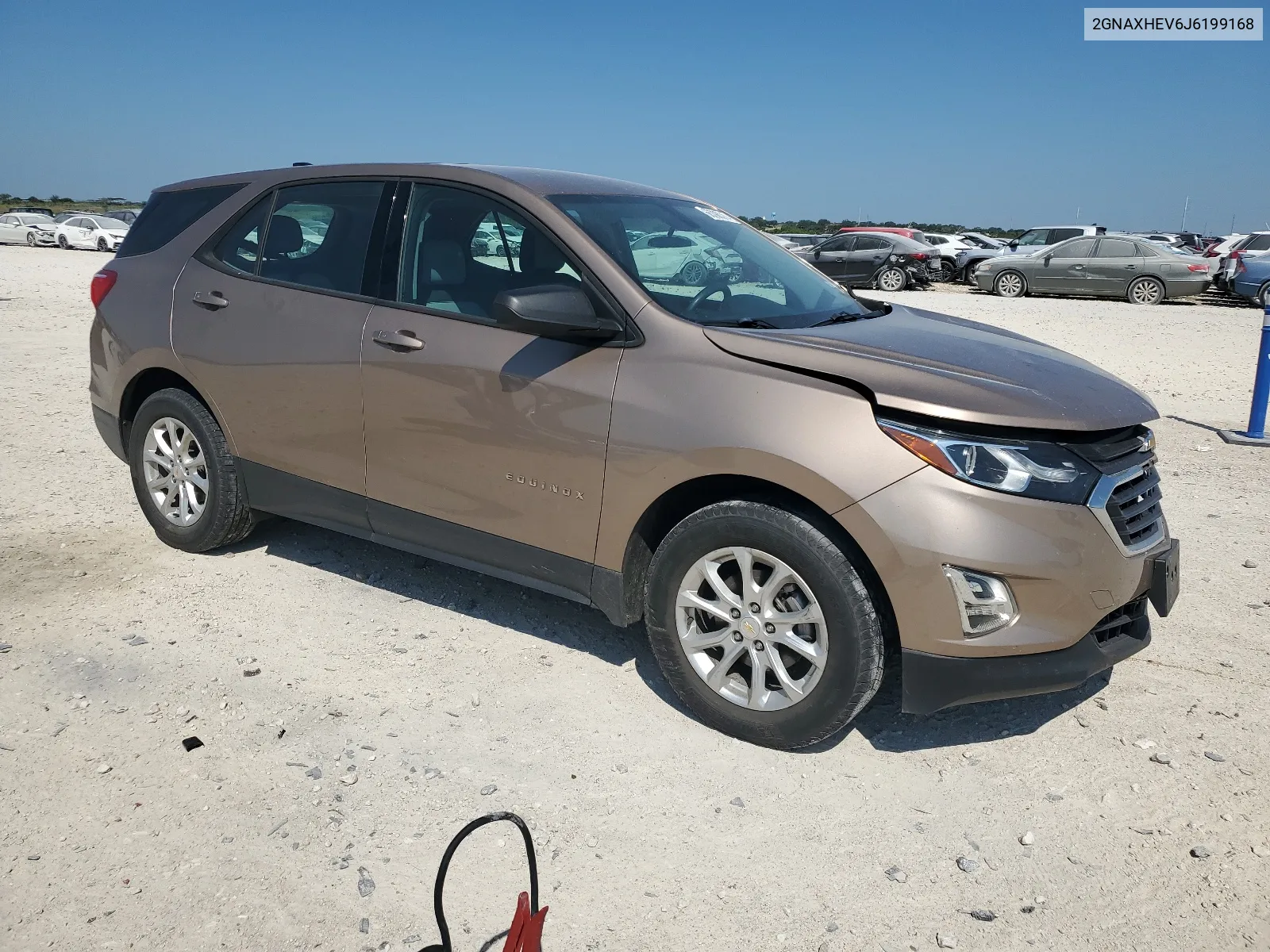 2018 Chevrolet Equinox Ls VIN: 2GNAXHEV6J6199168 Lot: 66398314