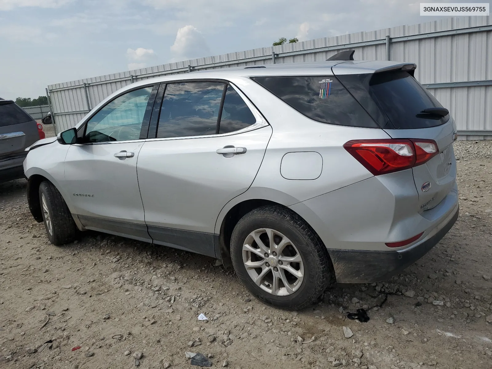 2018 Chevrolet Equinox Lt VIN: 3GNAXSEV0JS569755 Lot: 66496164