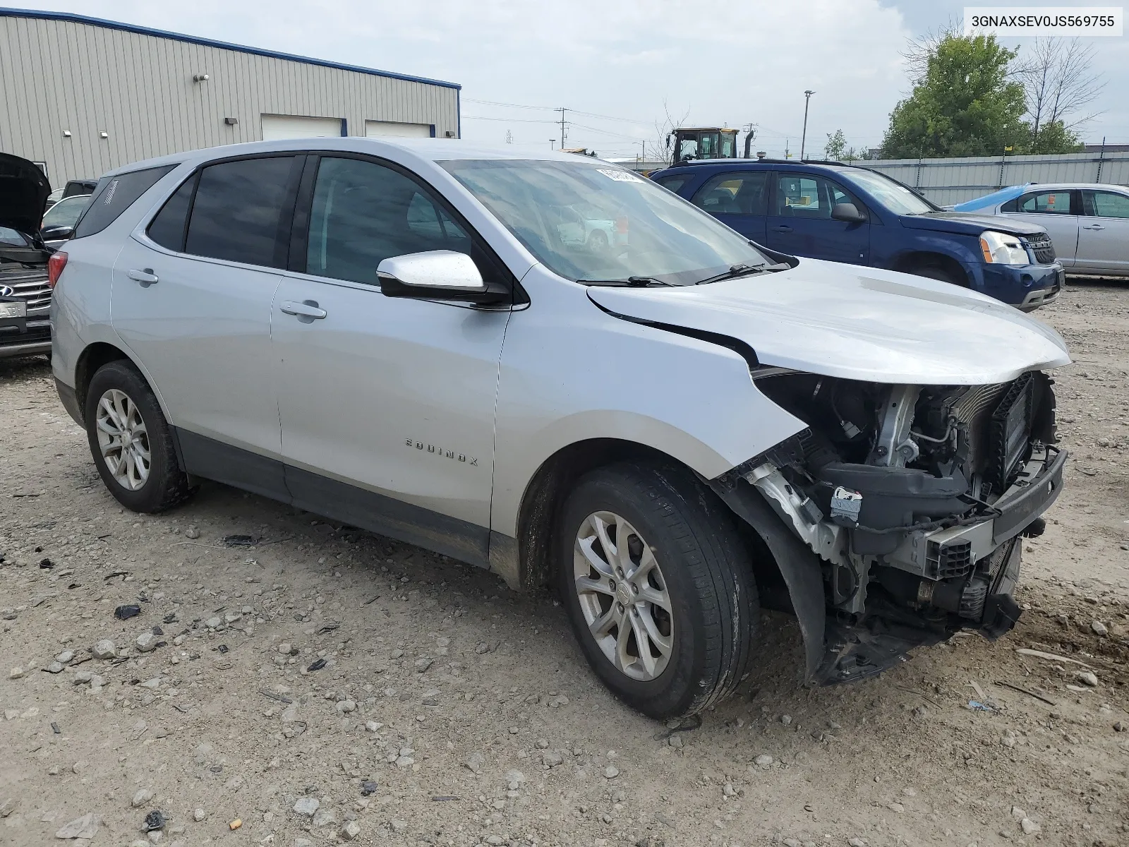 2018 Chevrolet Equinox Lt VIN: 3GNAXSEV0JS569755 Lot: 66496164