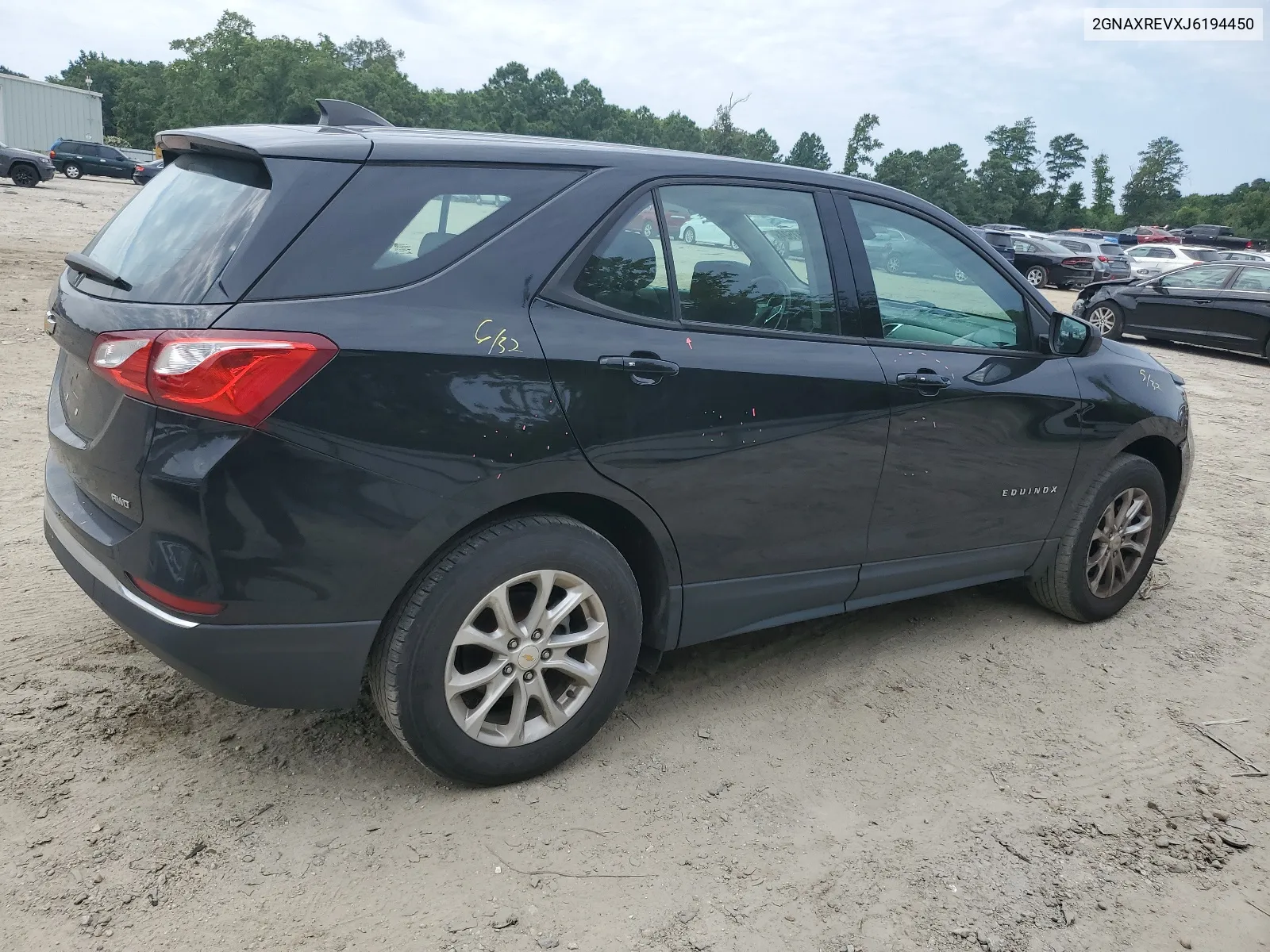 2018 Chevrolet Equinox Ls VIN: 2GNAXREVXJ6194450 Lot: 66737524