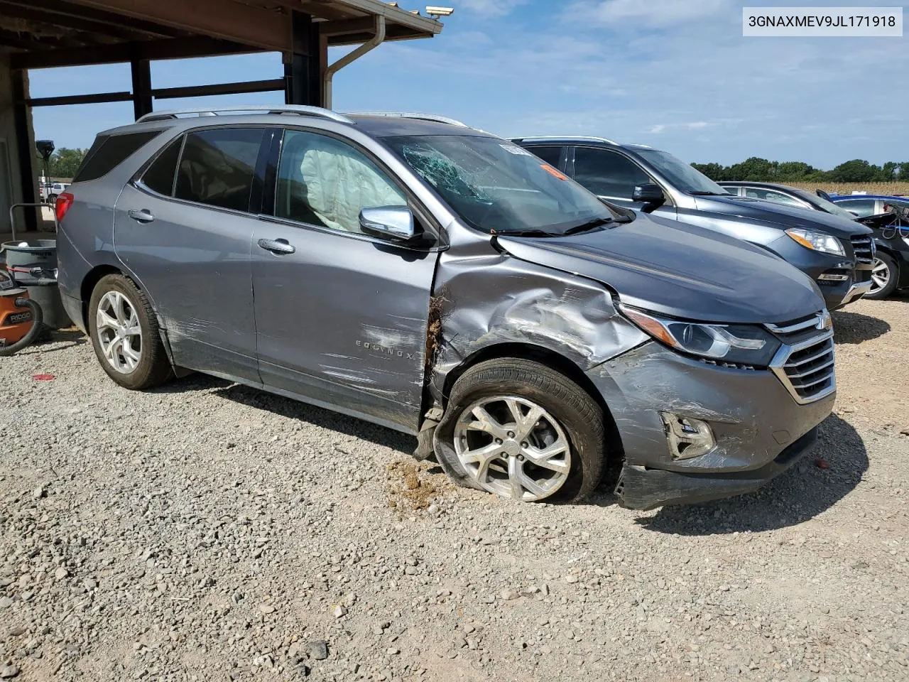 3GNAXMEV9JL171918 2018 Chevrolet Equinox Premier