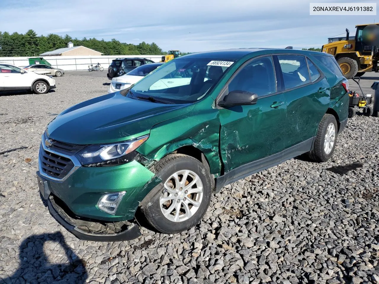 2018 Chevrolet Equinox Ls VIN: 2GNAXREV4J6191382 Lot: 66924134