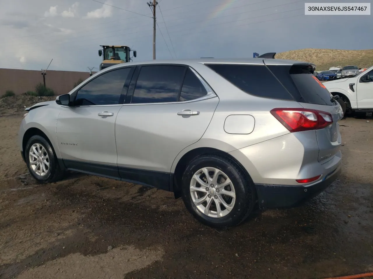 2018 Chevrolet Equinox Lt VIN: 3GNAXSEV6JS547467 Lot: 66942264