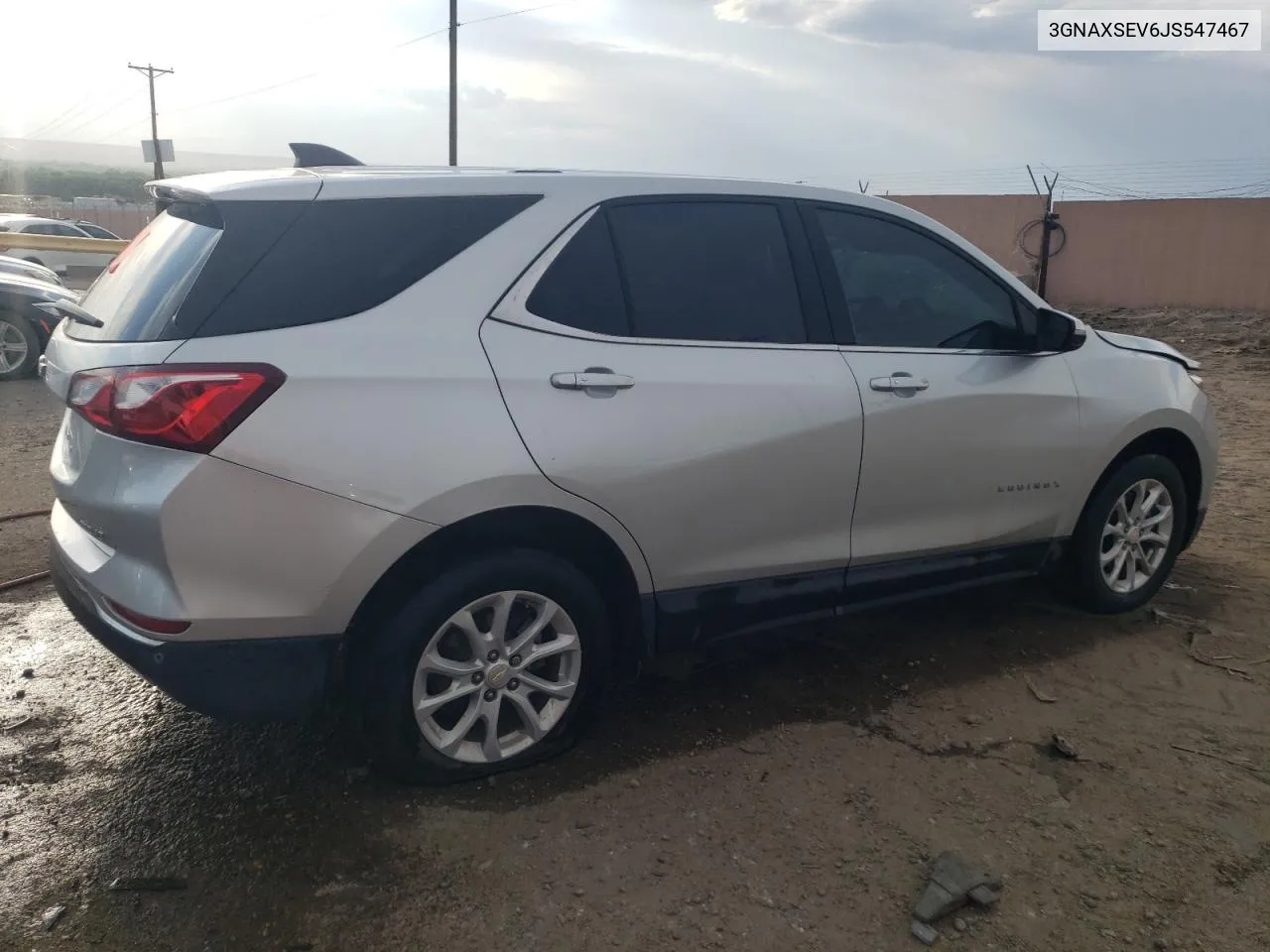 2018 Chevrolet Equinox Lt VIN: 3GNAXSEV6JS547467 Lot: 66942264