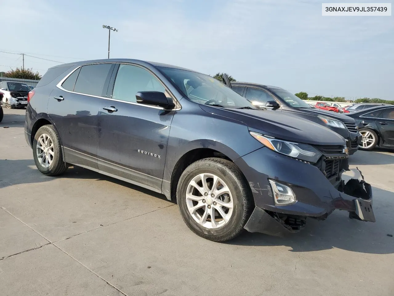 2018 Chevrolet Equinox Lt VIN: 3GNAXJEV9JL357439 Lot: 67035804