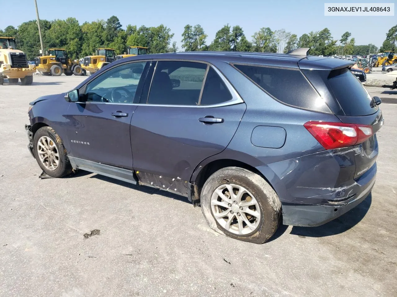 2018 Chevrolet Equinox Lt VIN: 3GNAXJEV1JL408643 Lot: 67046024