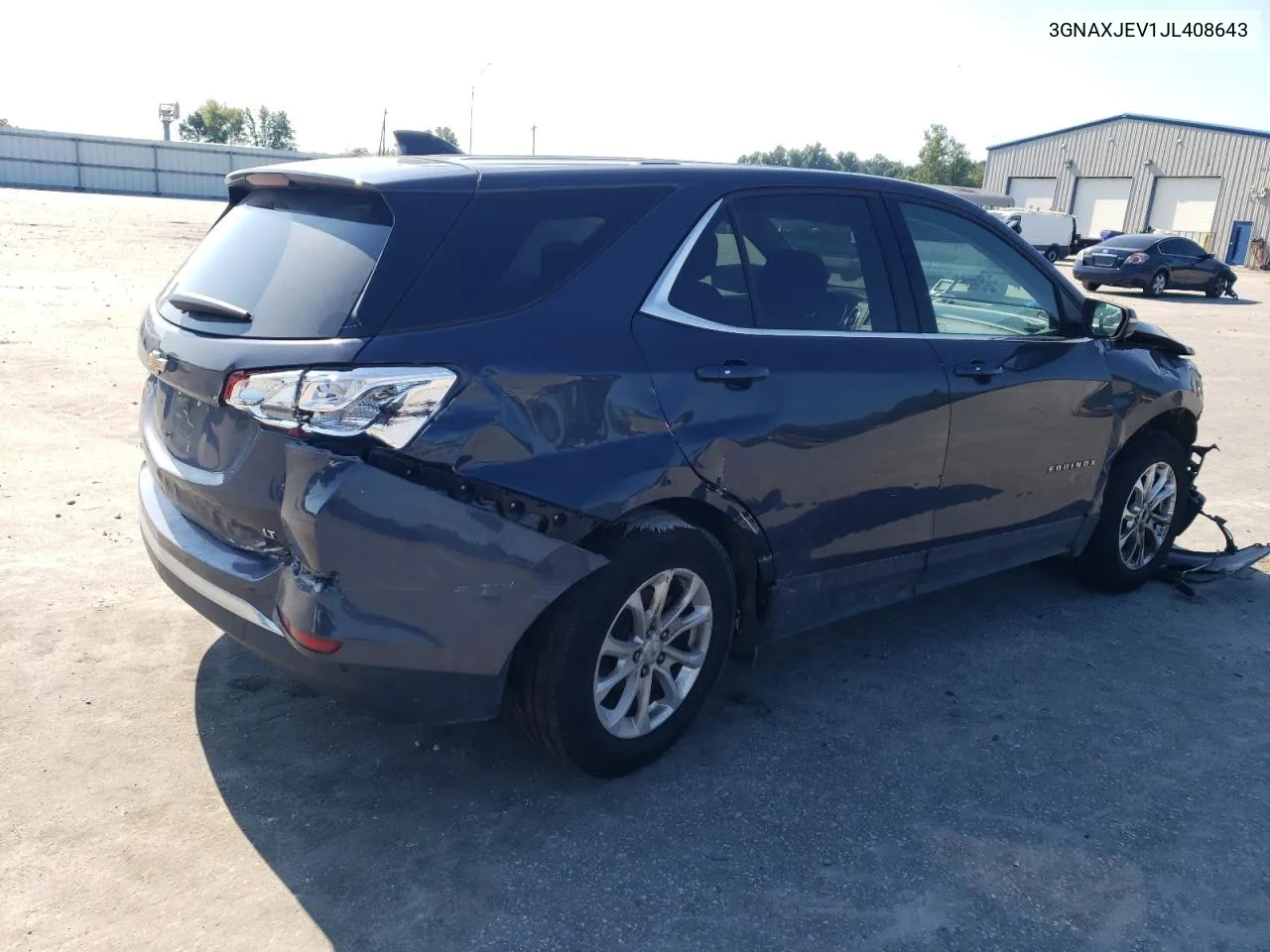 2018 Chevrolet Equinox Lt VIN: 3GNAXJEV1JL408643 Lot: 67046024