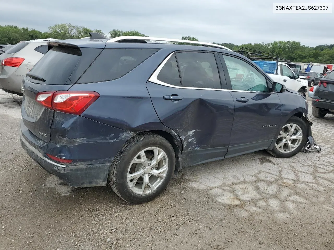 2018 Chevrolet Equinox Lt VIN: 3GNAXTEX2JS627307 Lot: 67073054